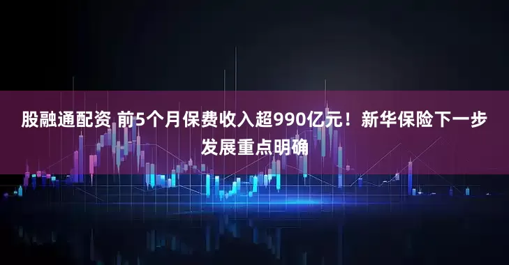 股融通配资 前5个月保费收入超990亿元！新华保险下一步发展重点明确